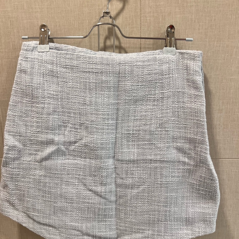 Abercrombie & Fitch Blue Tweed Mini Skirt